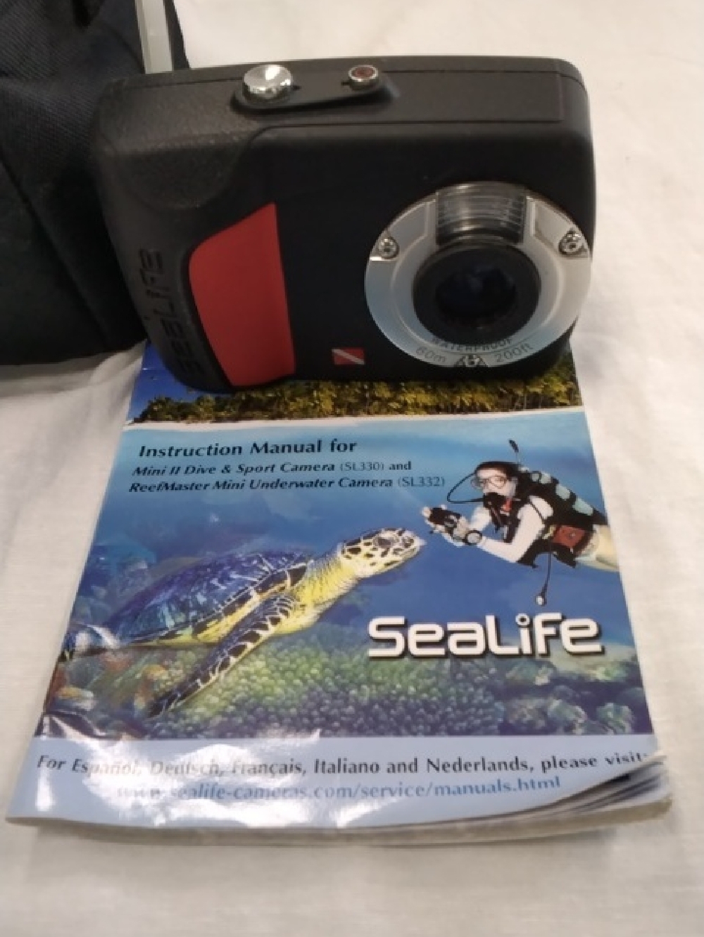 Alife Red & Black Underwater Camera - Rugged Dive Camera